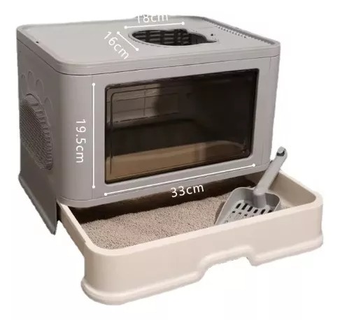 Miniatura 2 de Arenero Para Gato Con Tapa Ventilación B